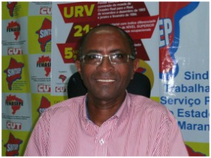 O líder sindical Cleinaldo Bil Lopes